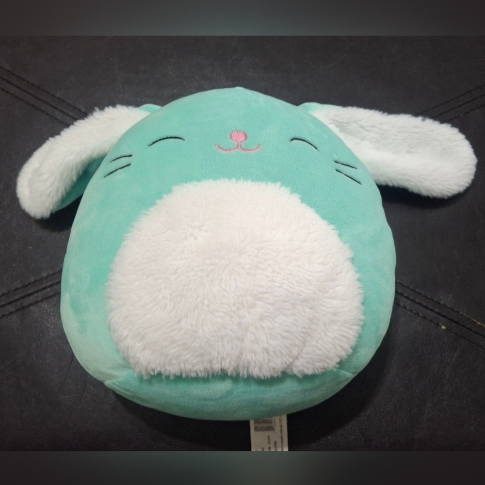 Squishmallows 8” Sammy The Teal Bunny Rabbit Stuffed Animal Plush Toy .